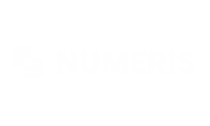 logo blanc - numeris